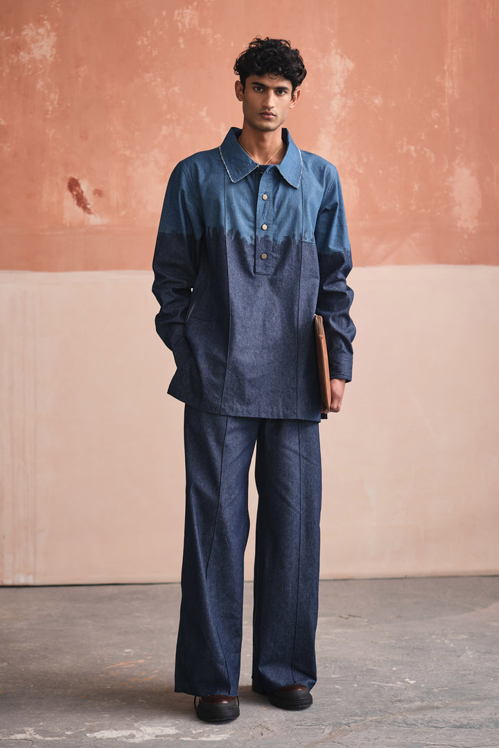 BEJOY DENIM KURTA SET