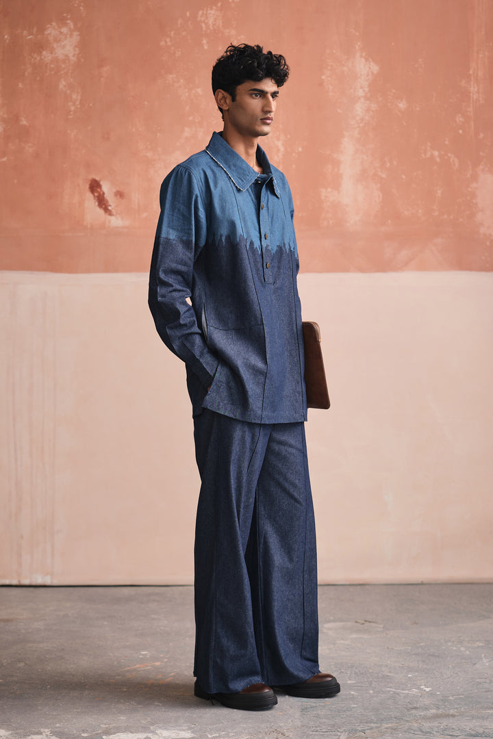 BEJOY DENIM KURTA SET