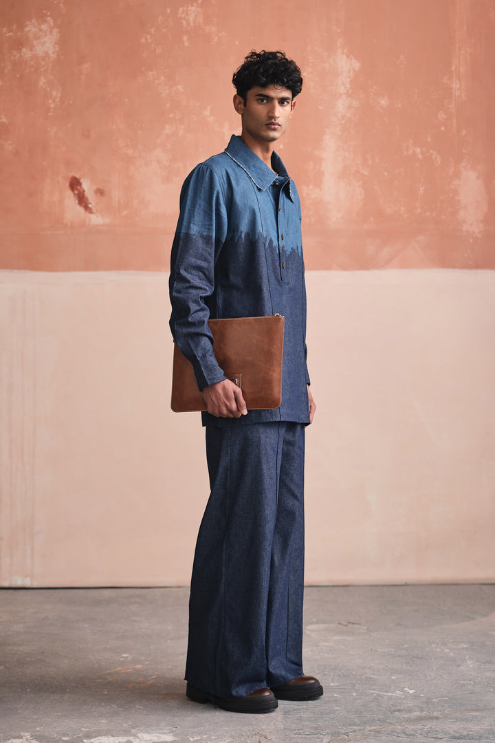 BEJOY DENIM KURTA SET