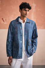 Load image into Gallery viewer, ARTIST SHACKET-DENIM
