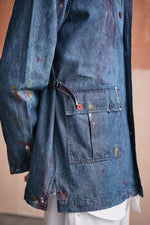 Load image into Gallery viewer, ARTIST SHACKET-DENIM
