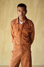 Load image into Gallery viewer, HOFFMAN UNFINISHED JACKET -RUST
