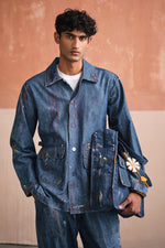 Load image into Gallery viewer, ARTIST SET - HAND PAINTED DENIM
