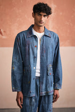 Load image into Gallery viewer, ARTIST SET - HAND PAINTED DENIM
