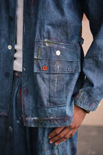 Load image into Gallery viewer, ARTIST SHACKET-DENIM
