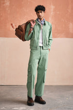 Load image into Gallery viewer, ALVARO CROPPED JACKET SET- SAGE
