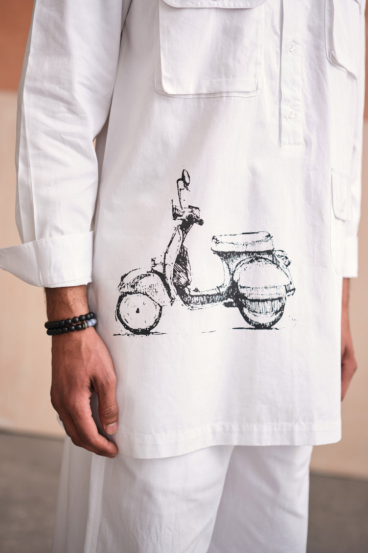 VESPA INDIE SET-SUMMER WHITE