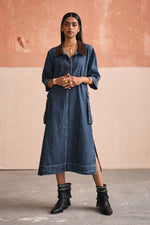 Load image into Gallery viewer, CARGO DRESS-DENIM
