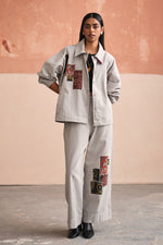 Load image into Gallery viewer, AMBY PATCHWORK JACKET SET
