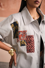 Load image into Gallery viewer, AMBY PATCHWORK JACKET SET
