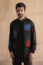 Load image into Gallery viewer, MANAV BOMBER JACKET-BLACK
