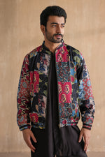 Load image into Gallery viewer, MIRZA BOMBER JACKET-PATCHWORK
