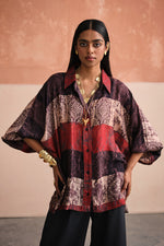 Load image into Gallery viewer, WAHIBA EVENING SILK SHIRT
