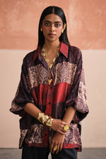 Load image into Gallery viewer, WAHIBA EVENING SILK SHIRT
