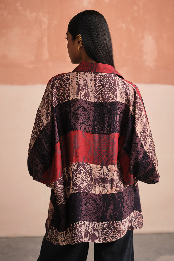 WAHIBA EVENING SILK SHIRT