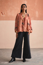 Load image into Gallery viewer, DEVINA EVENING SILK TOP
