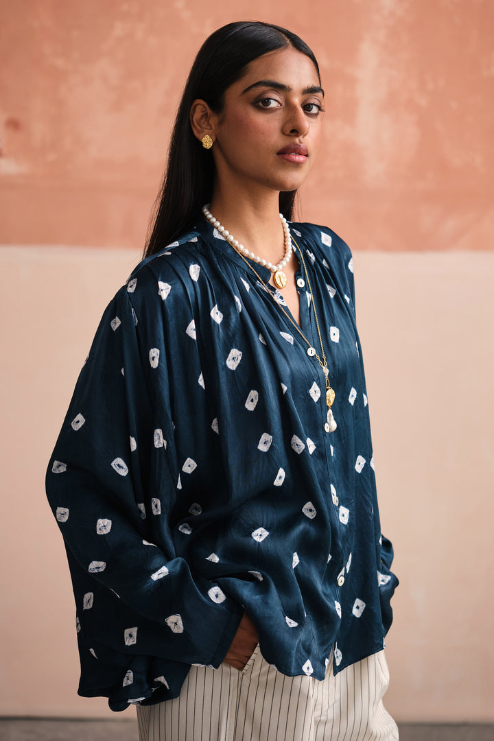 DEVINA BANDHANI SILK TOP