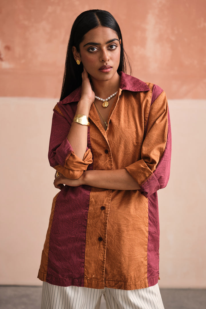 PANELLED RUBGY SHIRT