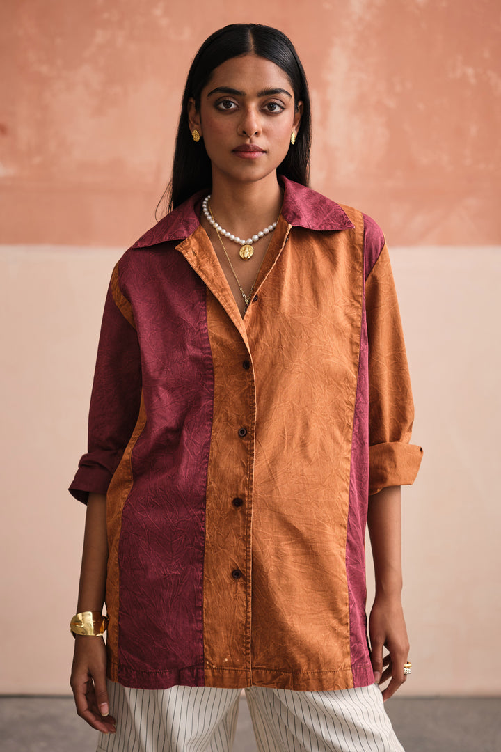 PANELLED RUBGY SHIRT