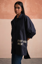 Load image into Gallery viewer, SOCH OVERSIZED SHIRT- NAVY
