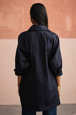 Load image into Gallery viewer, SOCH OVERSIZED SHIRT- NAVY
