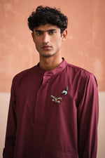 Load image into Gallery viewer, MEHFIL KURTA SET- VINO
