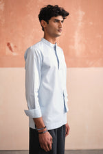 Load image into Gallery viewer, YOKO TAILORED SHIRT- SKY
