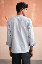 Load image into Gallery viewer, YOKO TAILORED SHIRT- SKY
