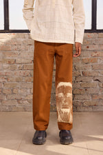Load image into Gallery viewer, SCREAMER TAN WIDE PANTS
