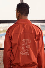 Load image into Gallery viewer, TRAVELLERS COTTON JACKET -CRAYON RED
