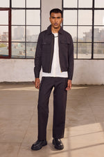 Load image into Gallery viewer, HAMILTON LINEN JACKET - BLACK
