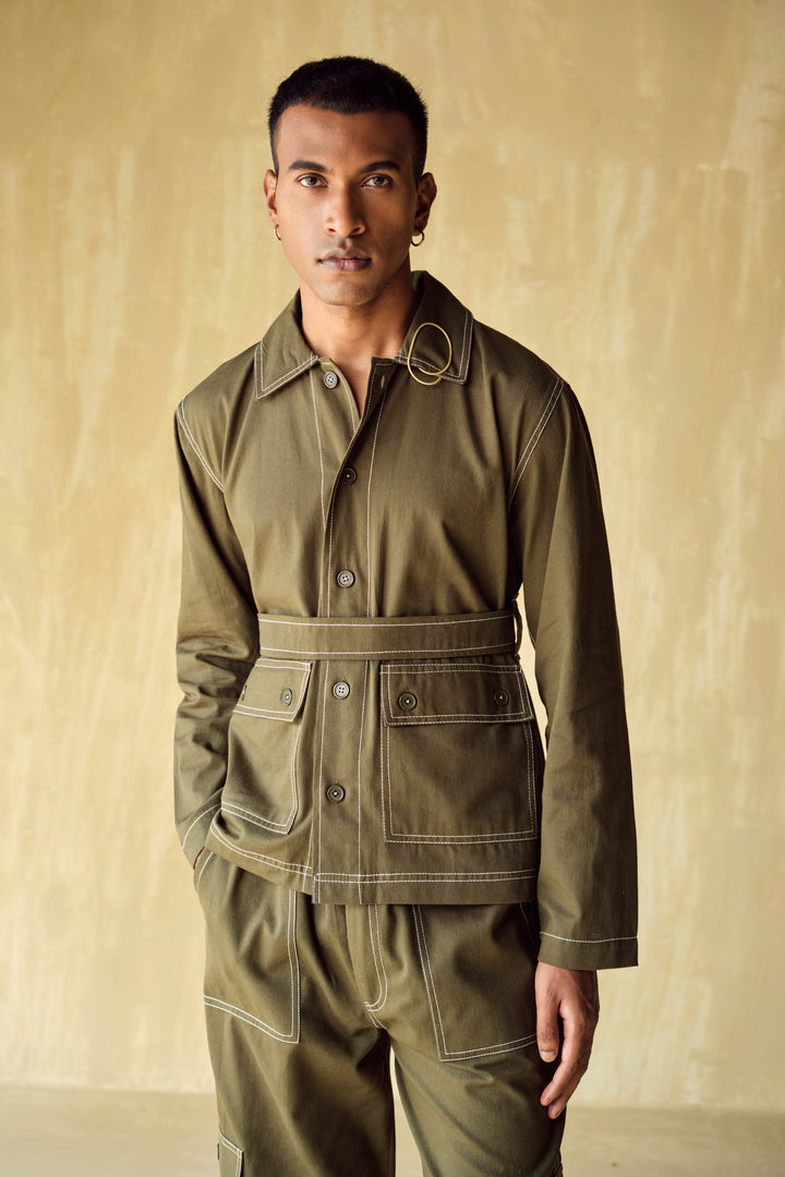 CULLINAN SAFARI SET-OLIVE