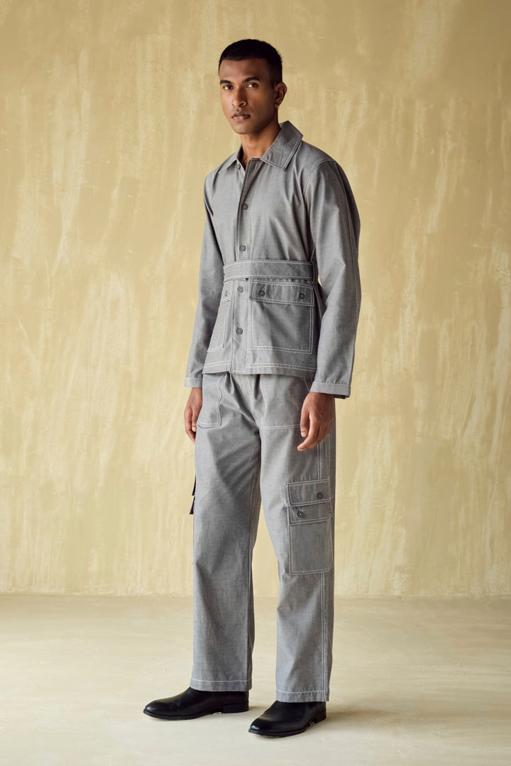 CULLINAN SAFARI SET-CHAMBRAY BLACK