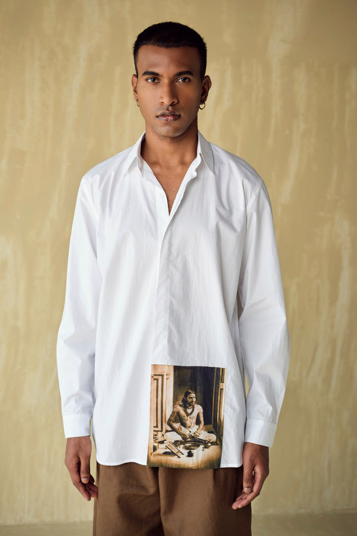 POSTCARD LONG SHIRT-MONK