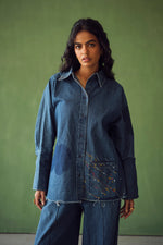 Load image into Gallery viewer, KOI SHIRT SET -DENIM
