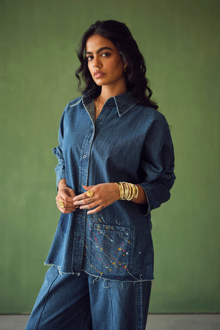 KOI SHIRT SET -DENIM