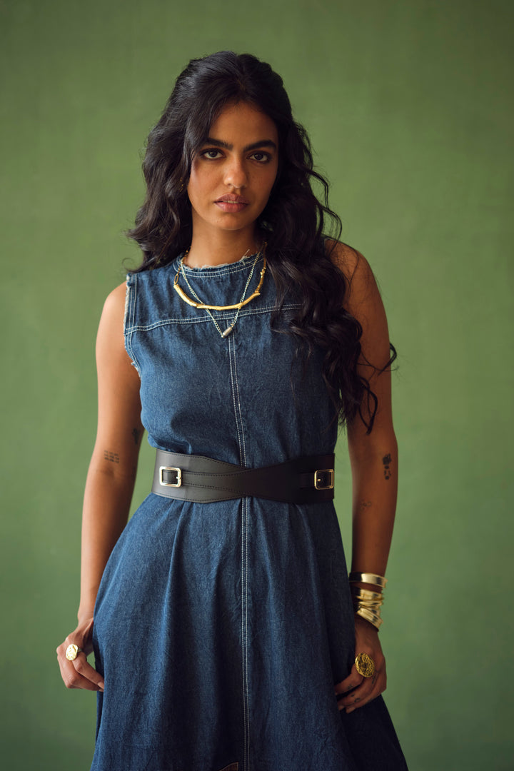 NEWYORK STYLE DRESS-DENIM