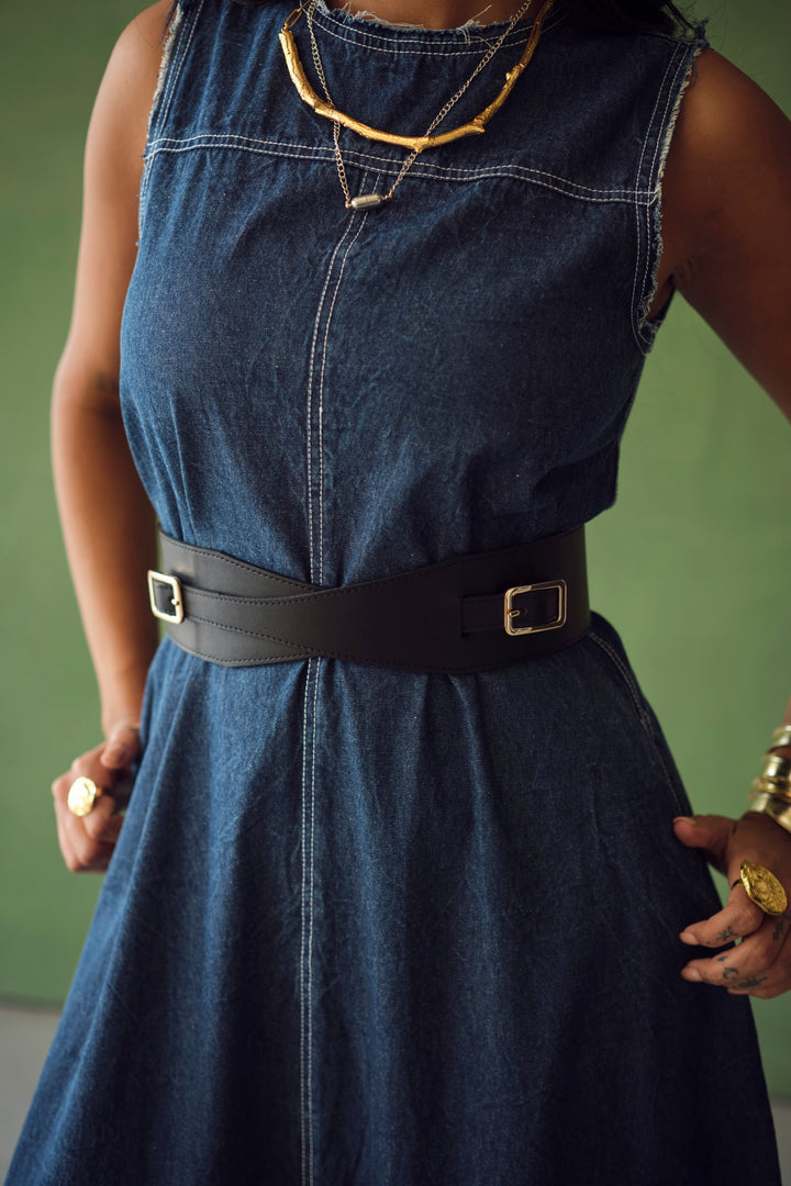 NEWYORK STYLE DRESS-DENIM