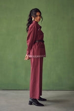 Load image into Gallery viewer, VOYCE SAFARI SET-MAROON
