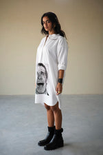 Load image into Gallery viewer, SCREAMER DRESS-WHITE
