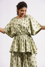 Load image into Gallery viewer, Westbury Co-ord Set-Olive - October Jaipur
