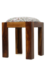 Load image into Gallery viewer, Westend Garden - Leather Side Stool - October Jaipur
