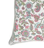 Load image into Gallery viewer, Westend Garden- White Pillow - October Jaipur
